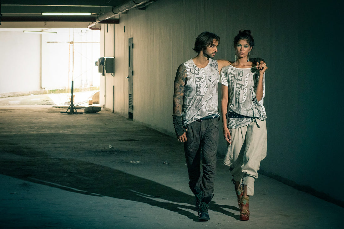 Baggy Trousers, Edgy Top style edit Psylo Fashion blog ethical alternative streetwear