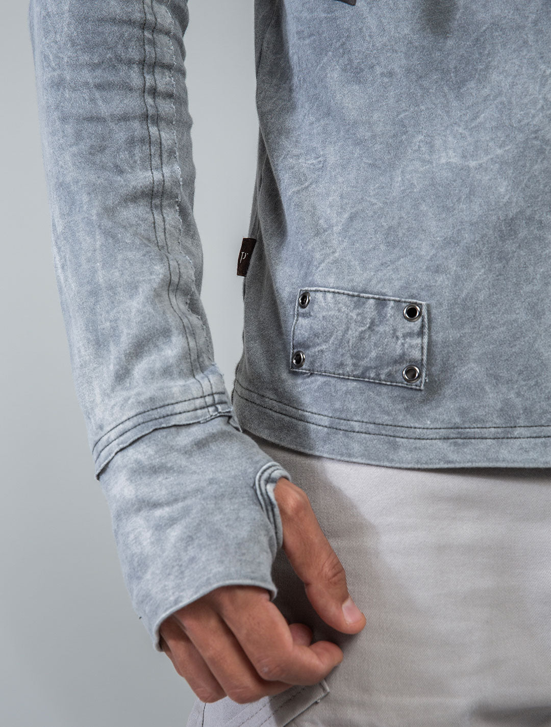 Albini Hooded Henley Sweater