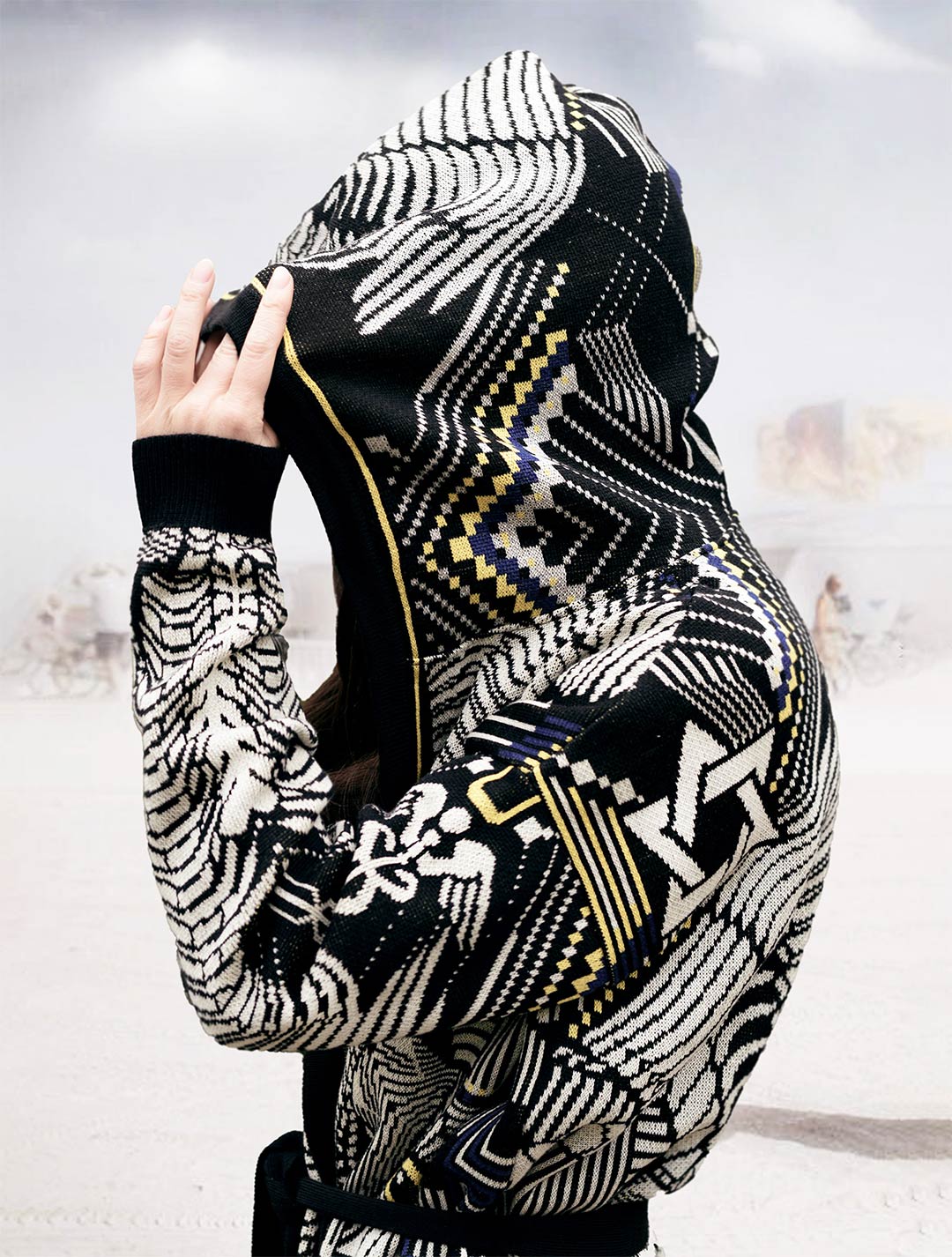 Alchemistry Unisex Knit Cardigan by EGOSYSTEMA - Psylo Fashion