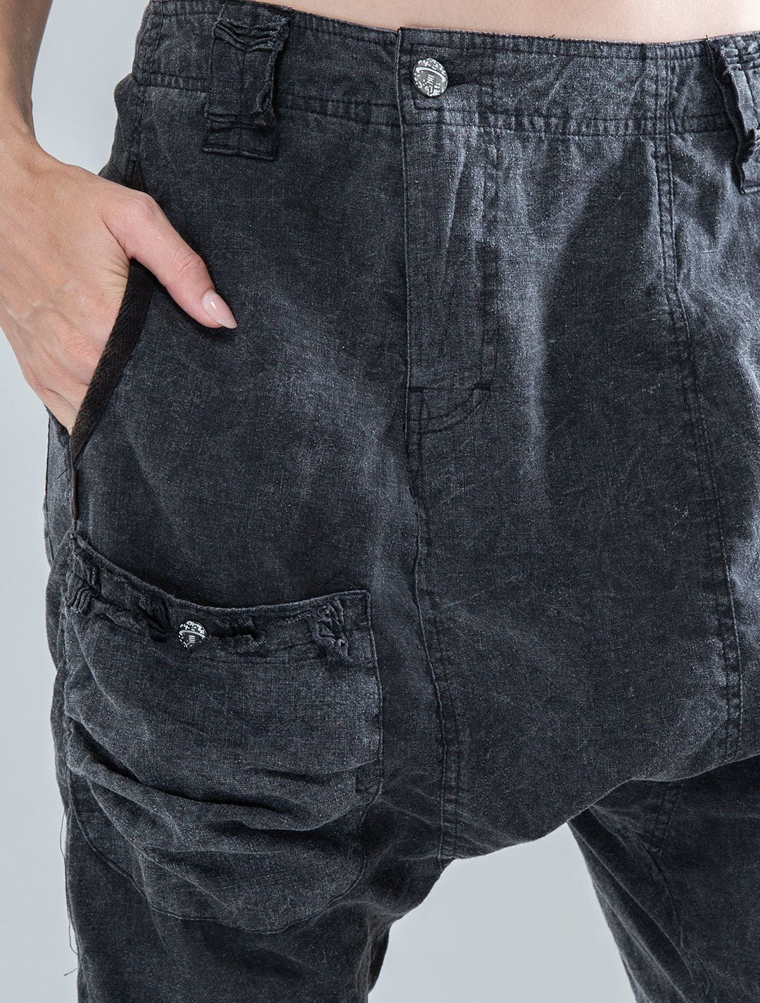 Aoki ¾ Harem Pants - Psylo Fashion