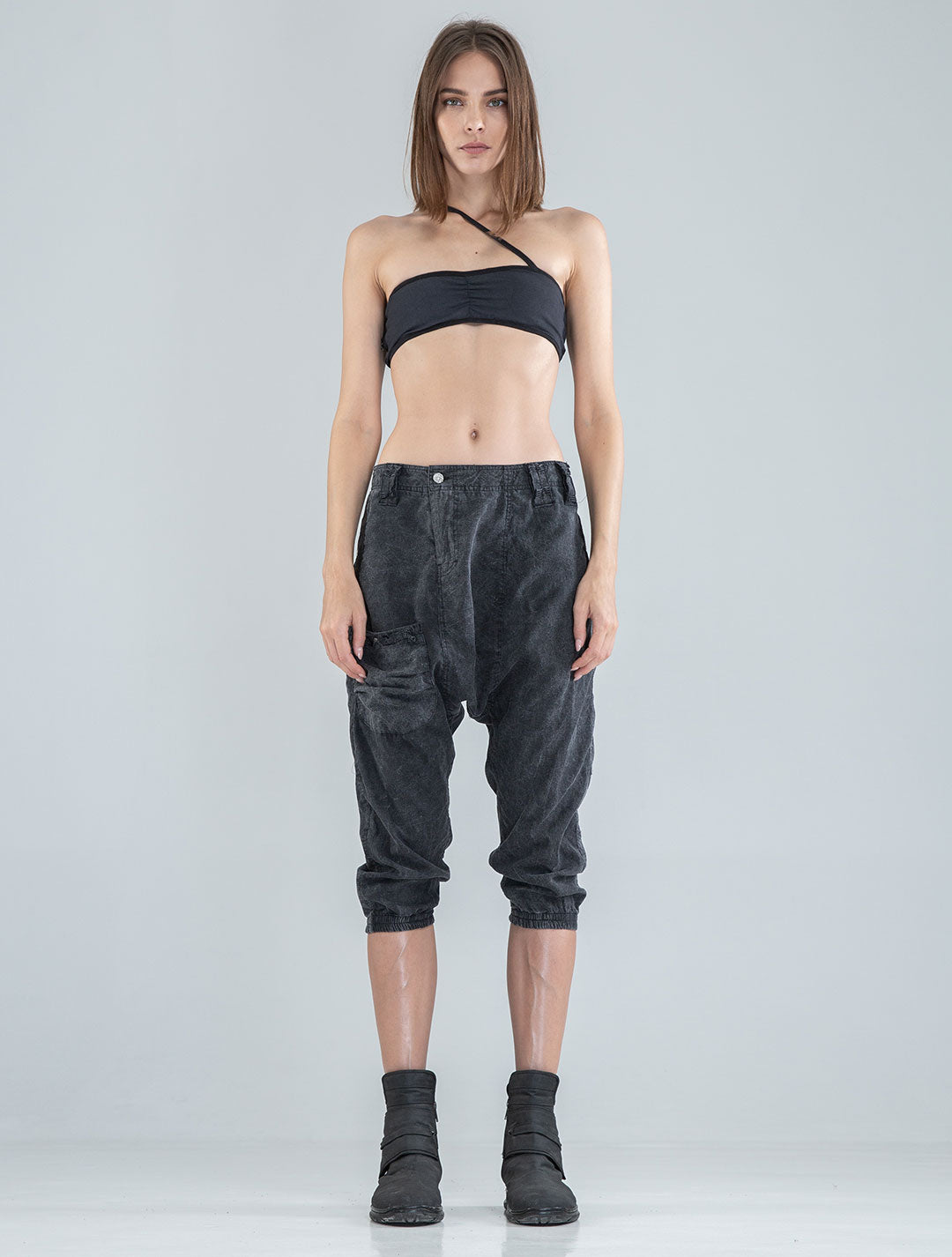 Aoki ¾ Harem Pants - Psylo Fashion
