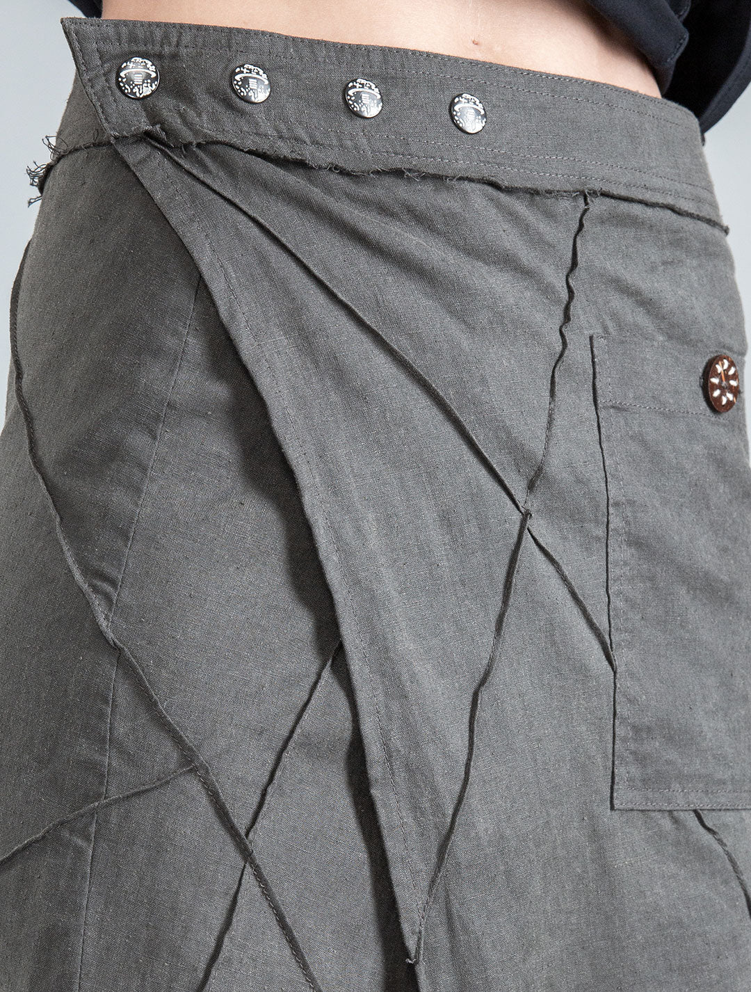 Aoki Midi Wrap Skirt - Psylo Fashion