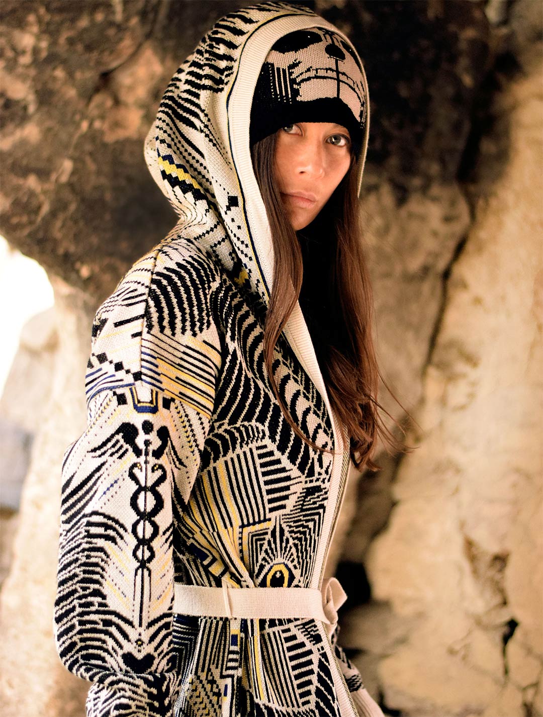 Alchemistry Unisex Knit Cardigan by EGOSYSTEMA - Psylo Fashion