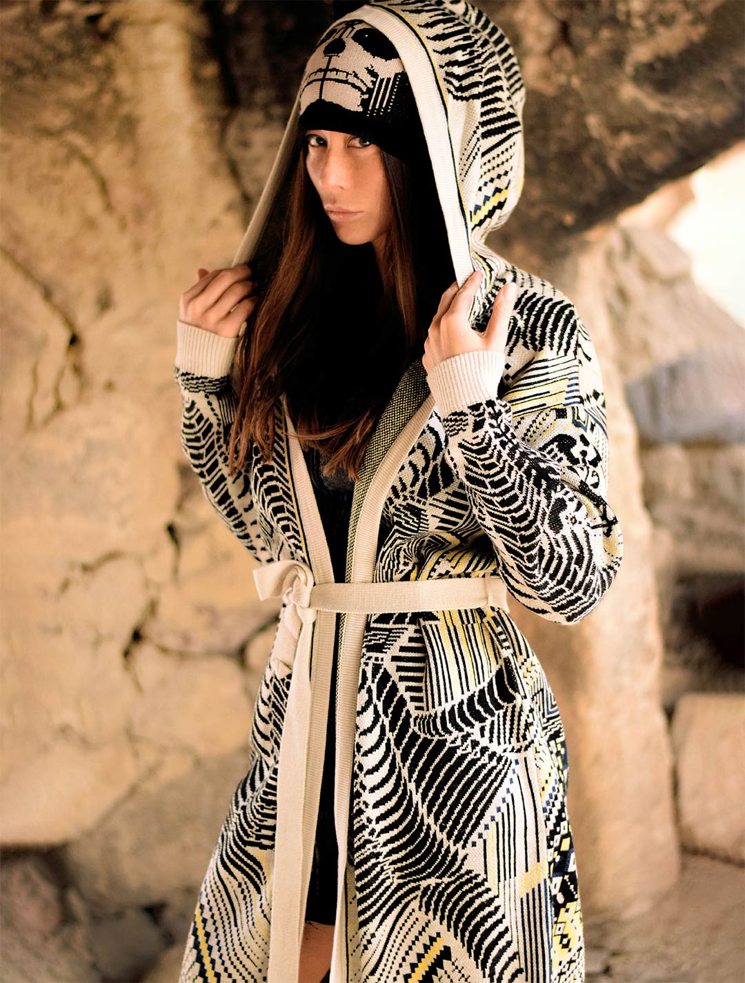 Alchemistry Unisex Knit Cardigan by EGOSYSTEMA - Psylo Fashion