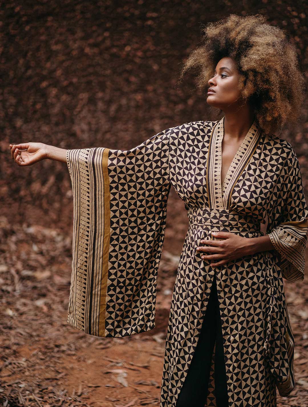 Kimono Ra Dress by Alekai Golden Tear