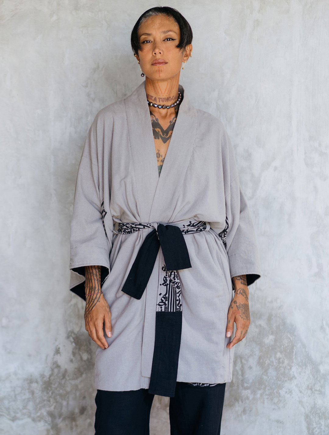 'Big Bear' Tribal Kimono by Shokraneh