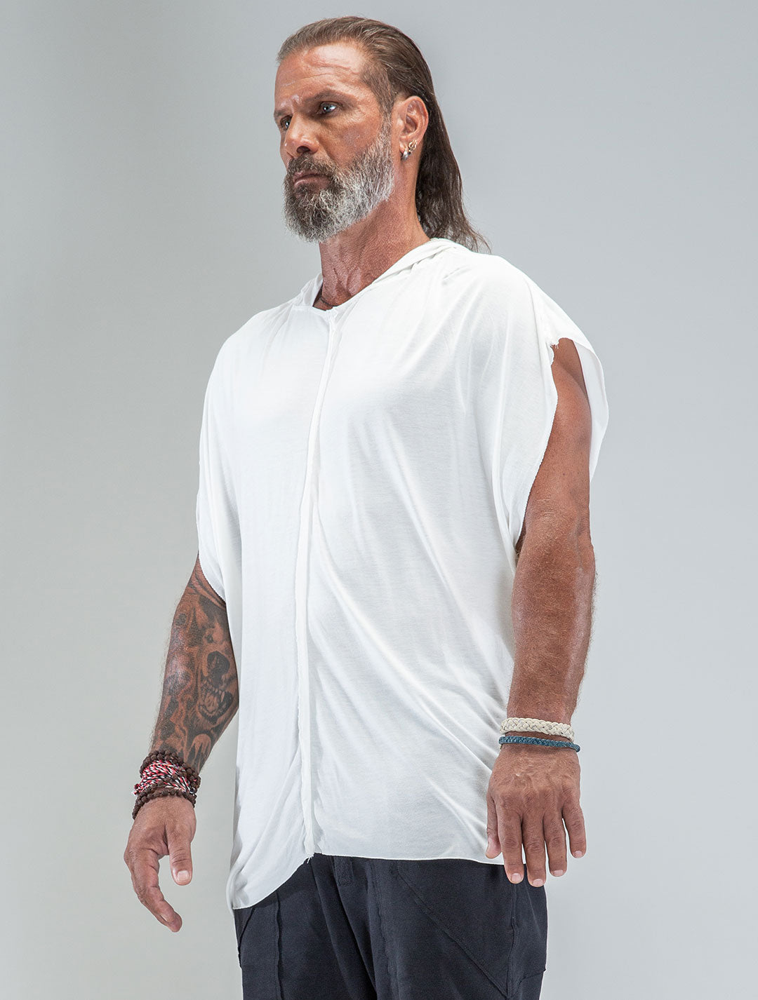 'Dragonfly' 100% Bamboo Sleeveless Hoodie - Psylo Fashion