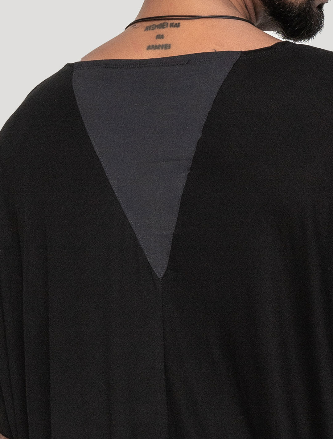 Black 'Dragonfly' Sleeveless Baggy Tee - Psylo Fashion