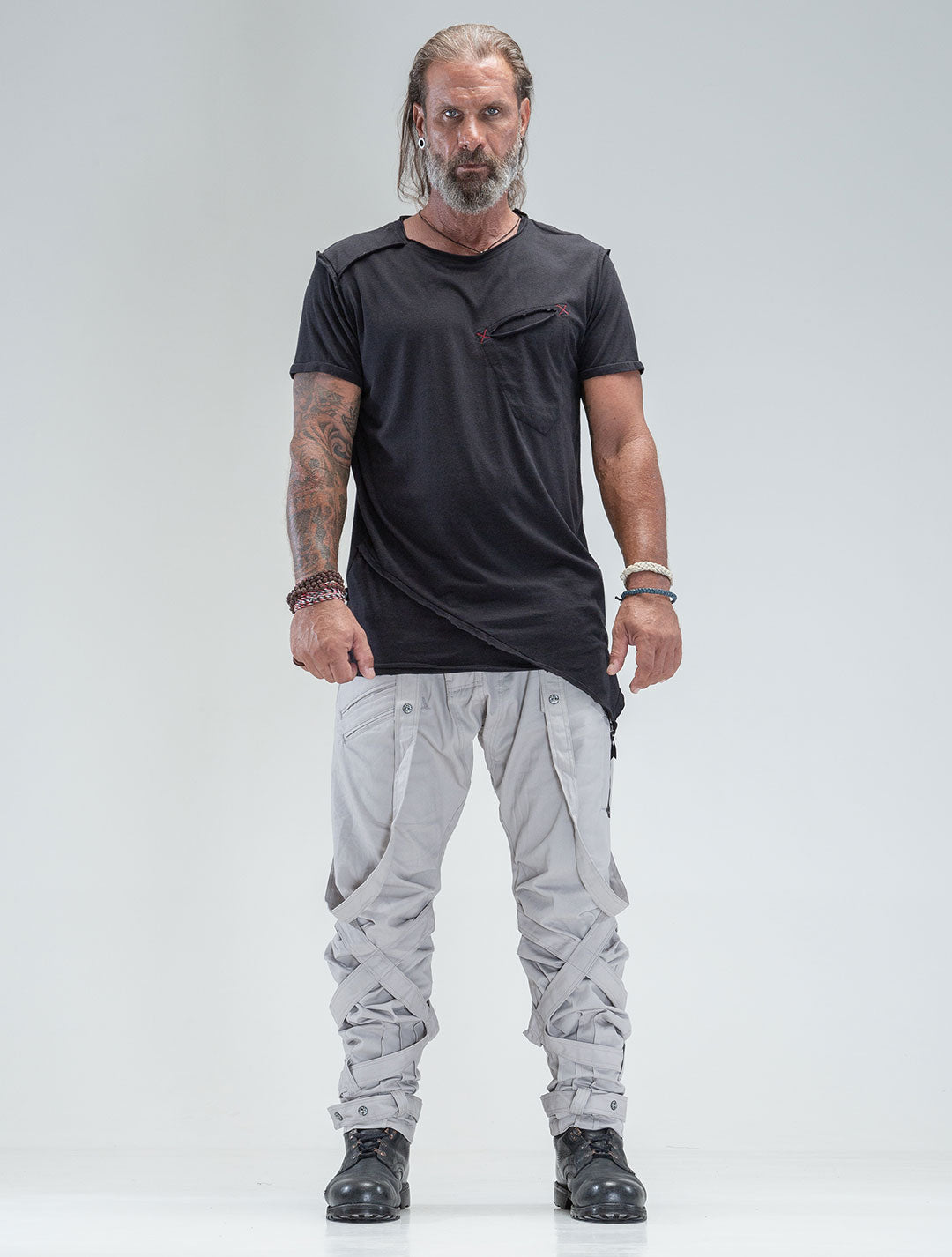Falcon Asymmetric Tee - Psylo Fashion