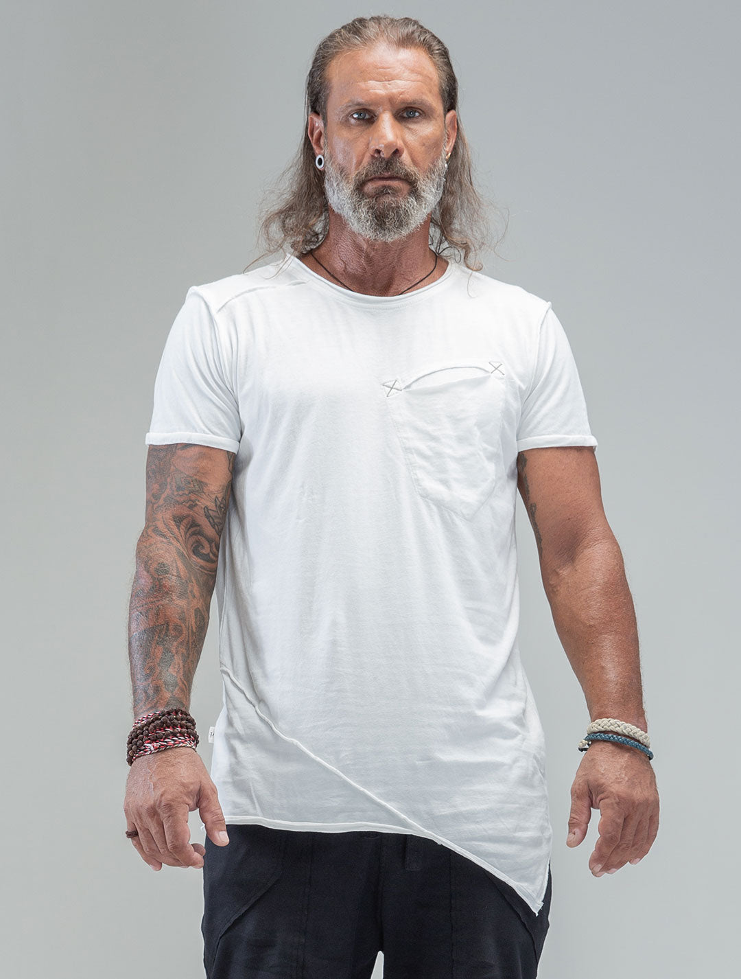 Falcon Asymmetric Tee - Psylo Fashion