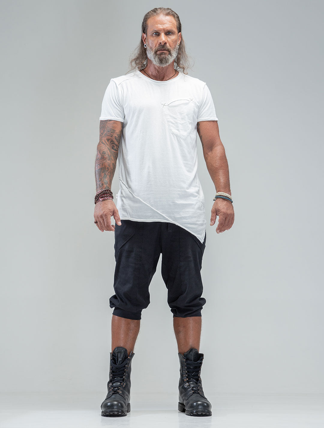 Falcon Asymmetric Tee - Psylo Fashion