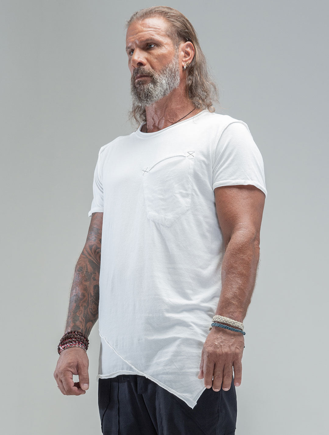 Falcon Asymmetric Tee - Psylo Fashion