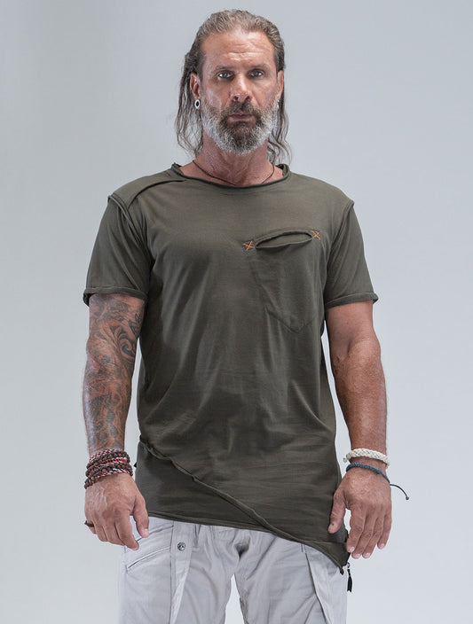 Falcon Asymmetric Tee - Psylo Fashion