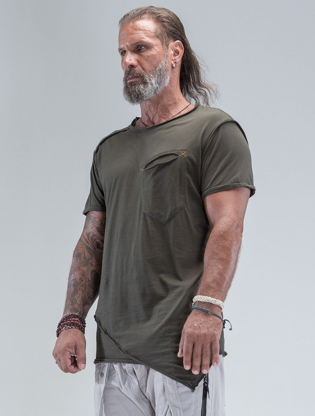 Falcon Asymmetric Tee - Psylo Fashion