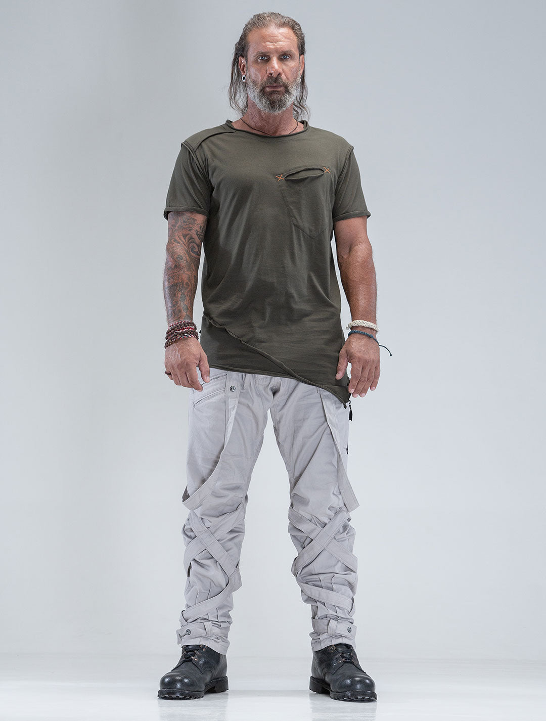 Falcon Asymmetric Tee - Psylo Fashion