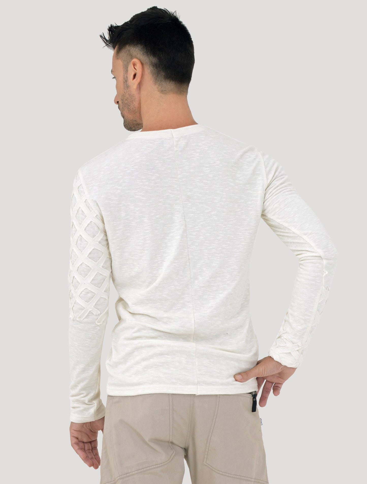 'Gauda' off white Sweater - Psylo Fashion