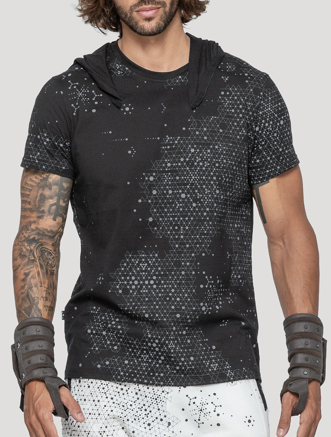 'Holo' 100% Bamboo Hoodie Tee by Psylo Fashion