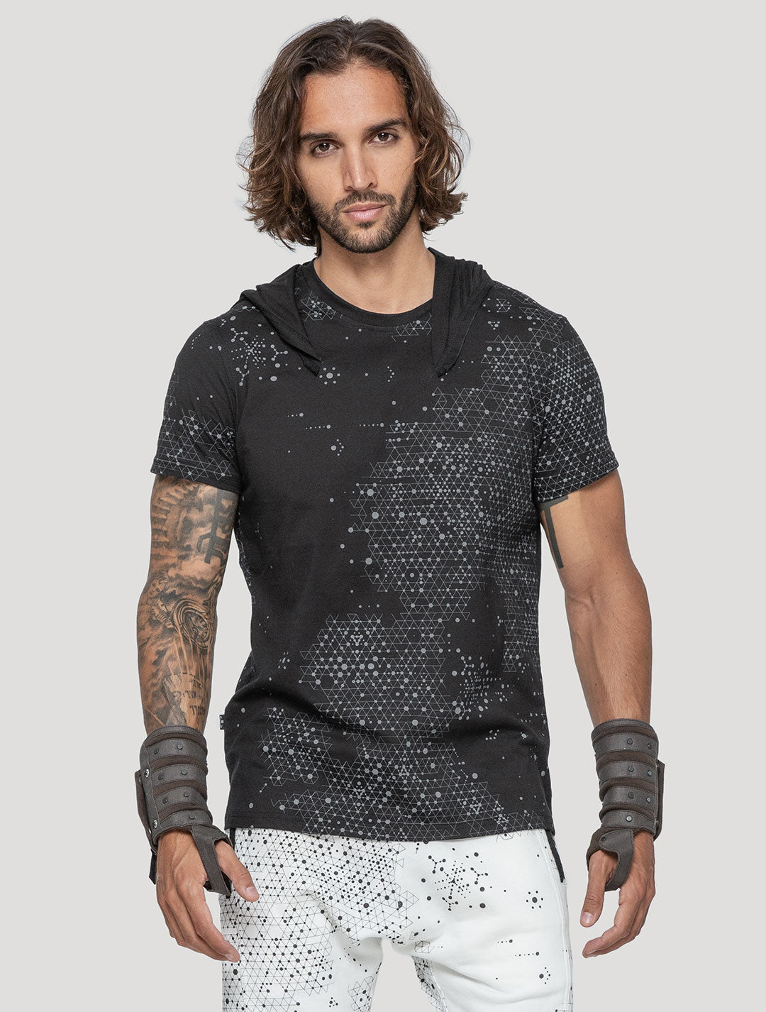 'Holo' 100% Bamboo Hoodie Tee by Psylo Fashion