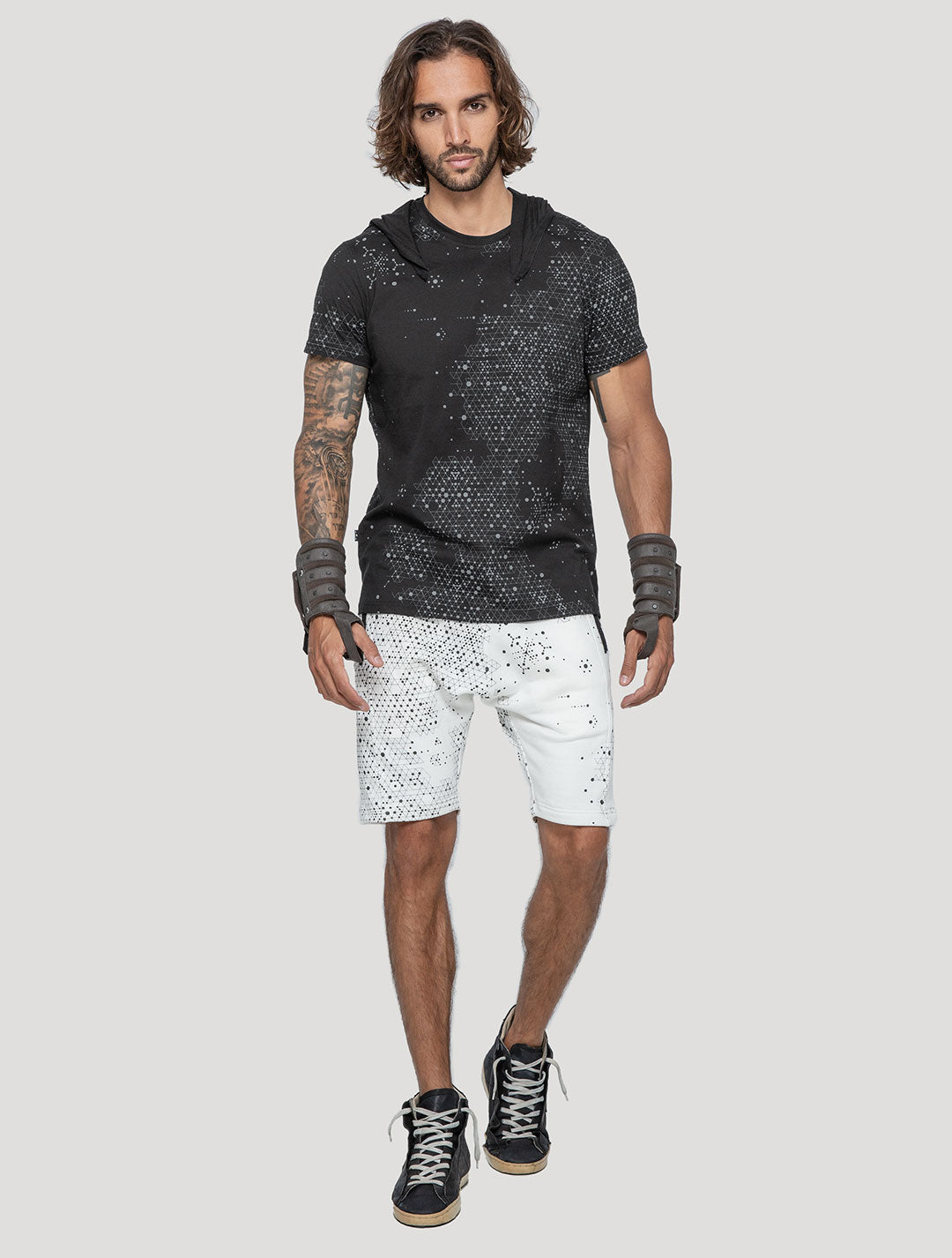 'Holo' 100% Bamboo Hoodie Tee by Psylo Fashion
