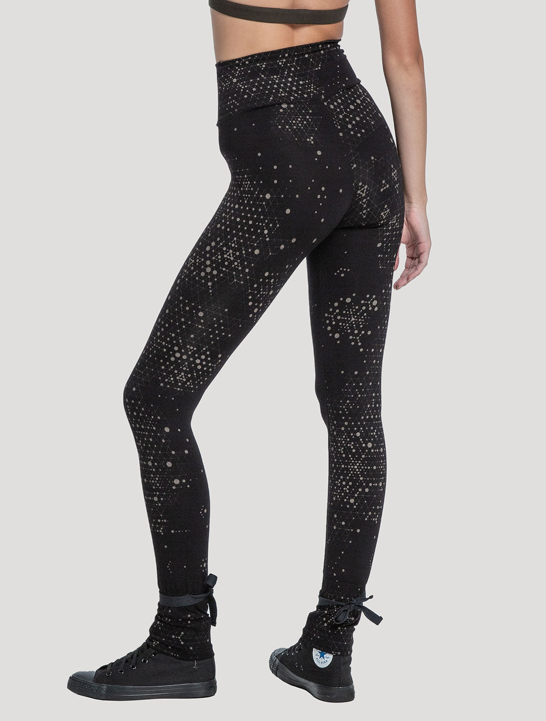 'Holo' Organic Cotton - Bamboo High-Waist Leggings - Psylo Fashion