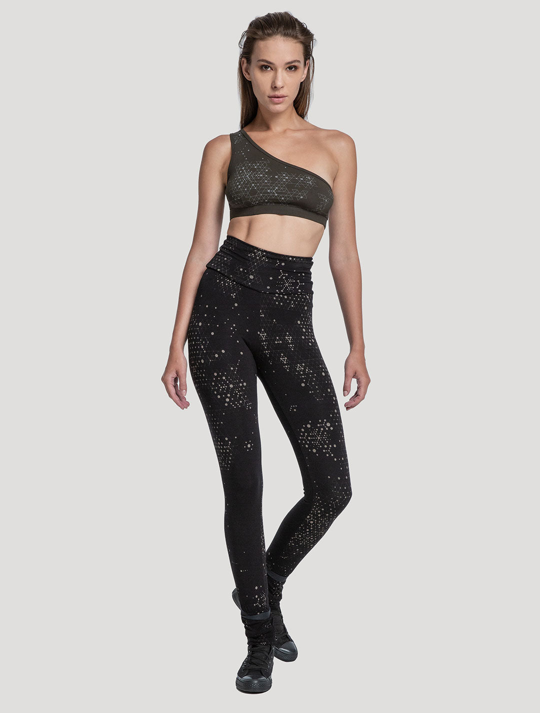 'Holo' Organic Cotton - Bamboo High-Waist Leggings - Psylo Fashion