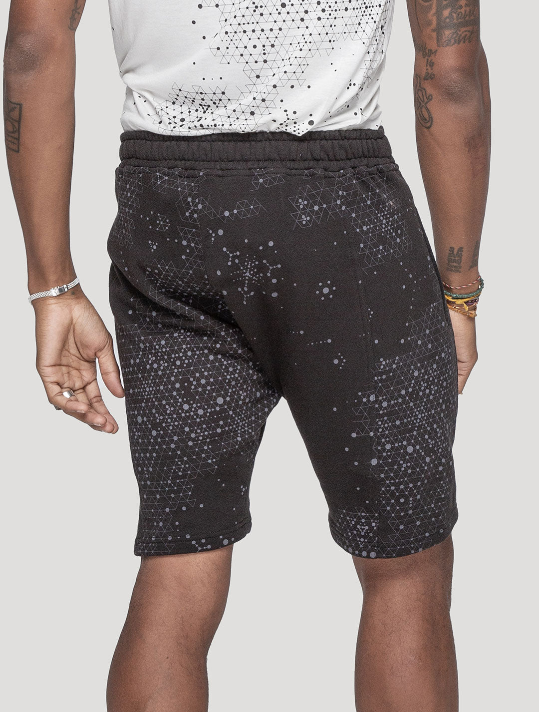 'Holo' Printed 100% Cotton 3/4 Shorts | Streetwear by Psylo Fashion