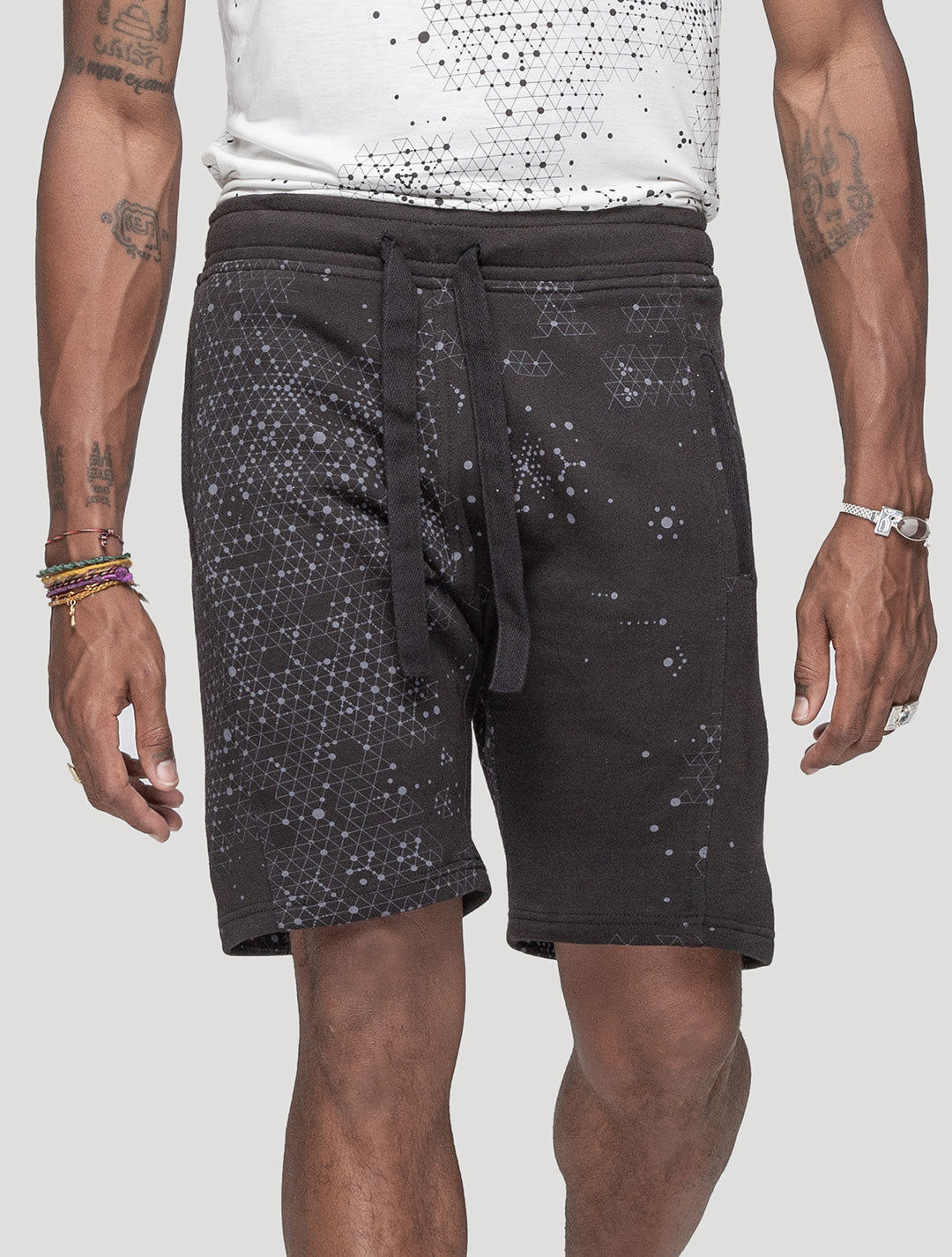 'Holo' Printed 100% Cotton 3/4 Shorts | Streetwear by Psylo Fashion