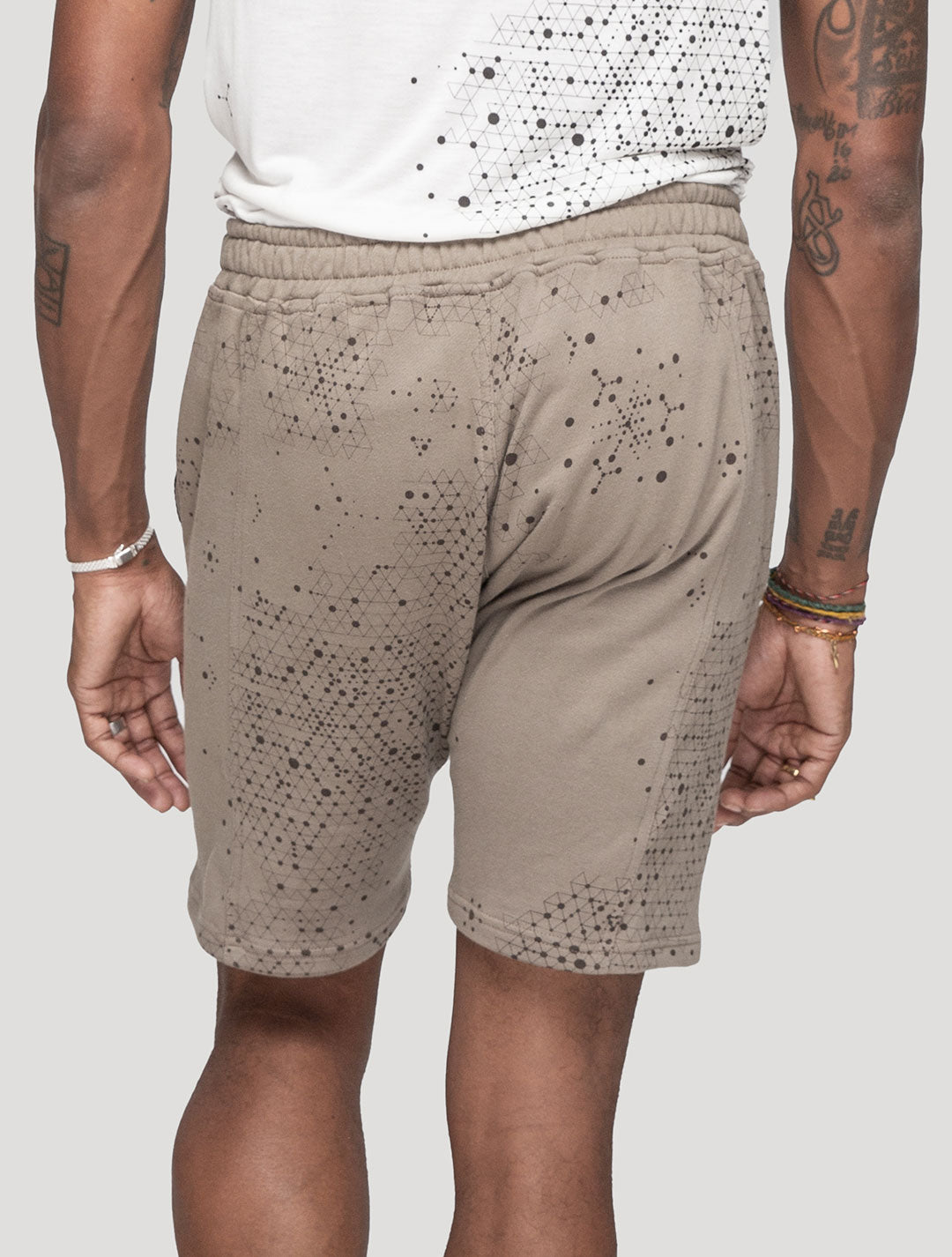 'Holo' Printed 100% Cotton 3/4 Shorts | Streetwear by Psylo Fashion