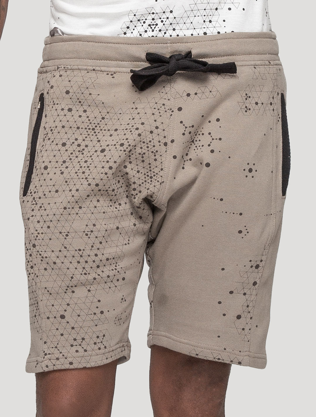 'Holo' Printed 100% Cotton 3/4 Shorts | Streetwear by Psylo Fashion