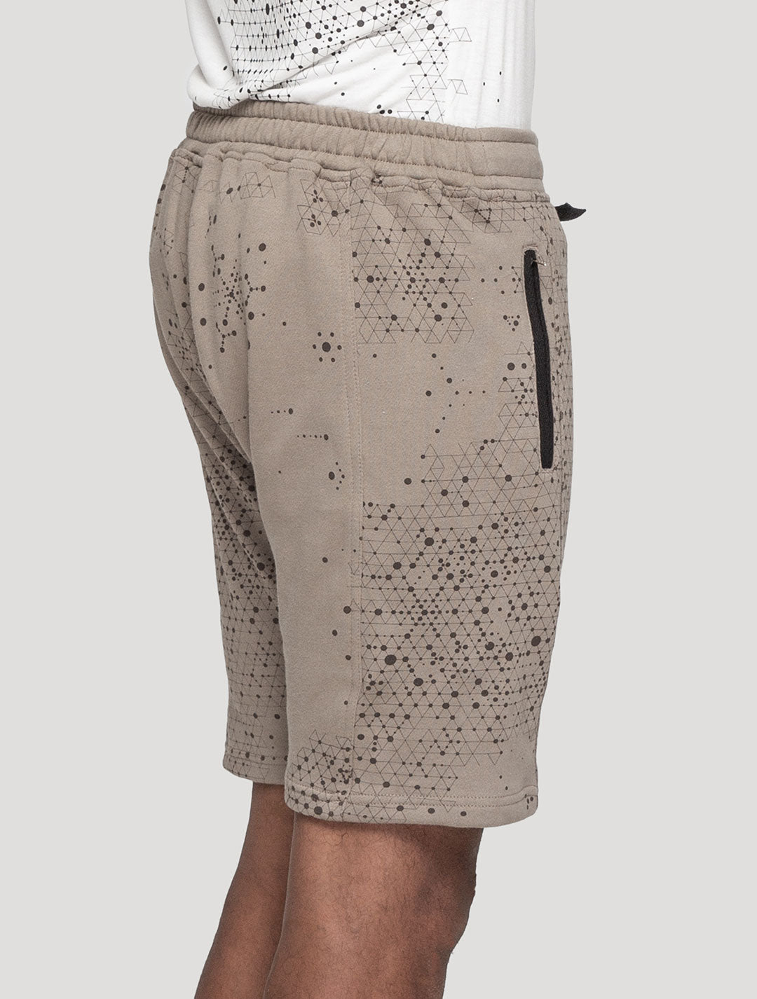 'Holo' Printed 100% Cotton 3/4 Shorts | Streetwear by Psylo Fashion