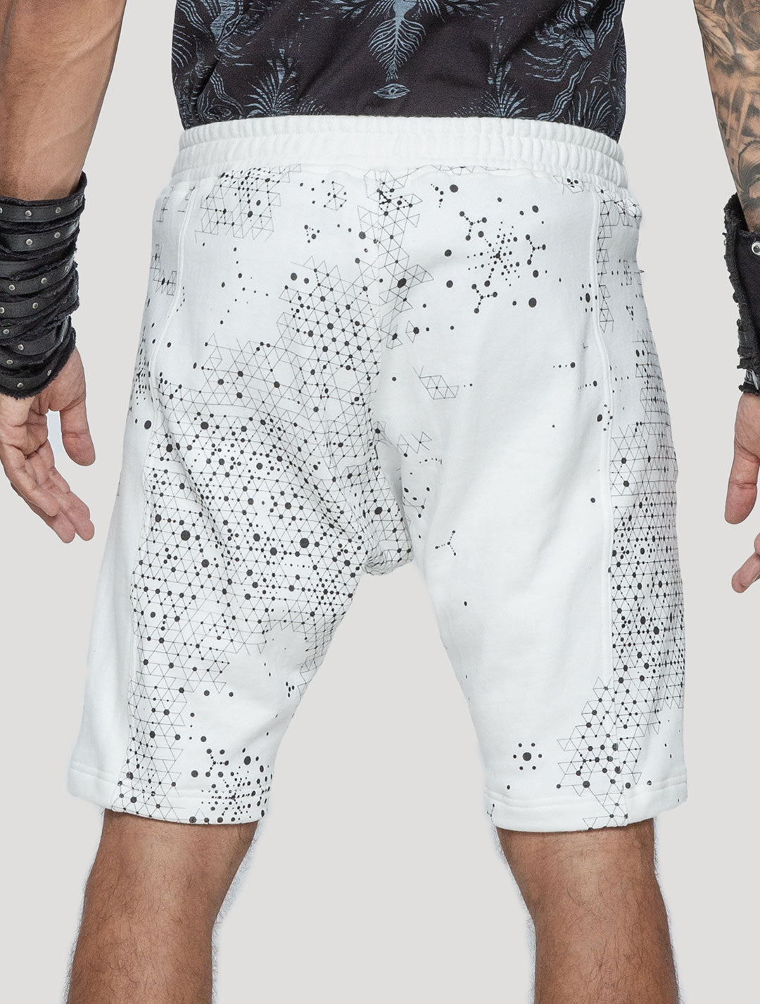 'Holo' Printed 100% Cotton 3/4 Shorts | Streetwear by Psylo Fashion