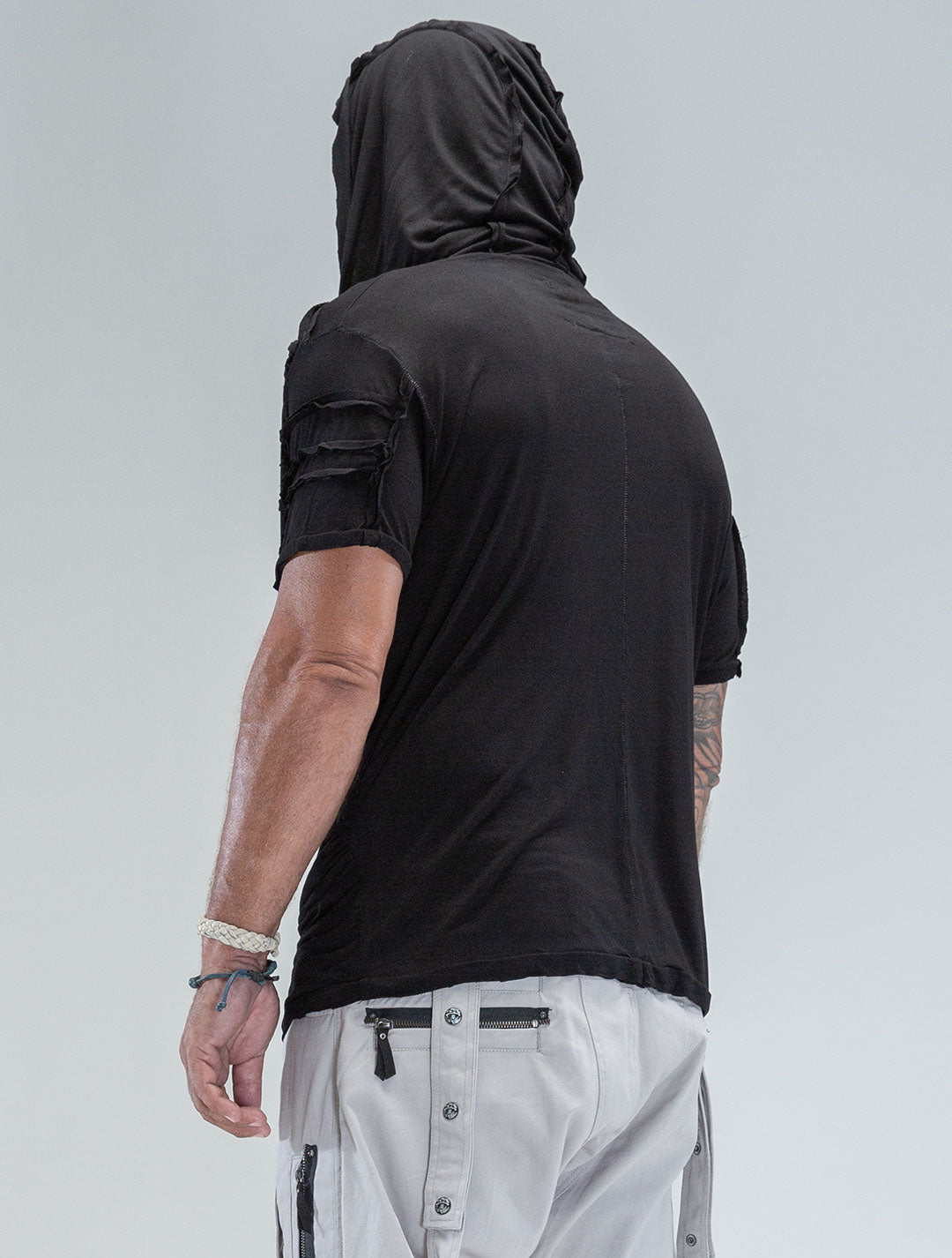 'Lynx' 100% Bamboo Baggy Hooded Tee - Psylo Fashion