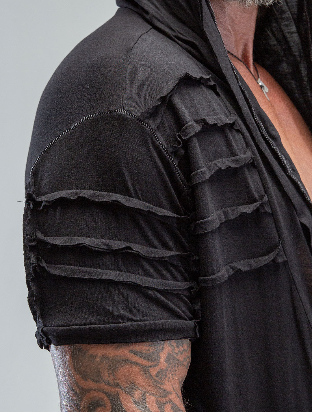 'Lynx' 100% Bamboo Baggy Hooded Tee - Psylo Fashion