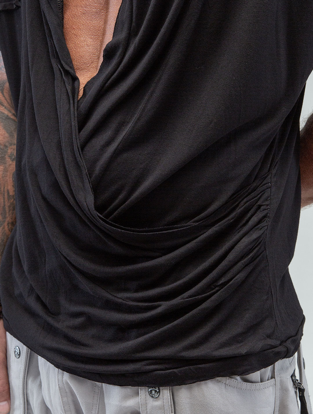 'Lynx' 100% Bamboo Baggy Hooded Tee - Psylo Fashion