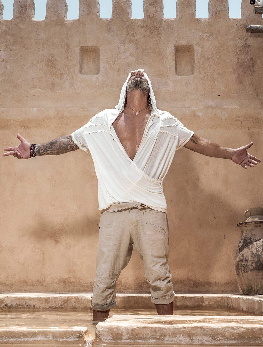 'Lynx' 100% Bamboo Baggy Hooded Tee - Psylo Fashion