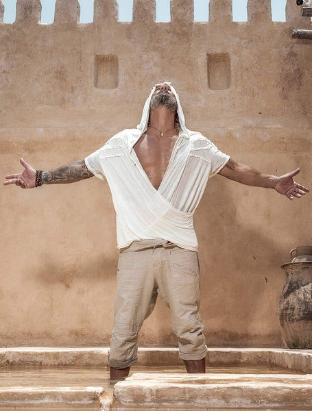 'Lynx' 100% Bamboo Baggy Hooded Tee - Psylo Fashion