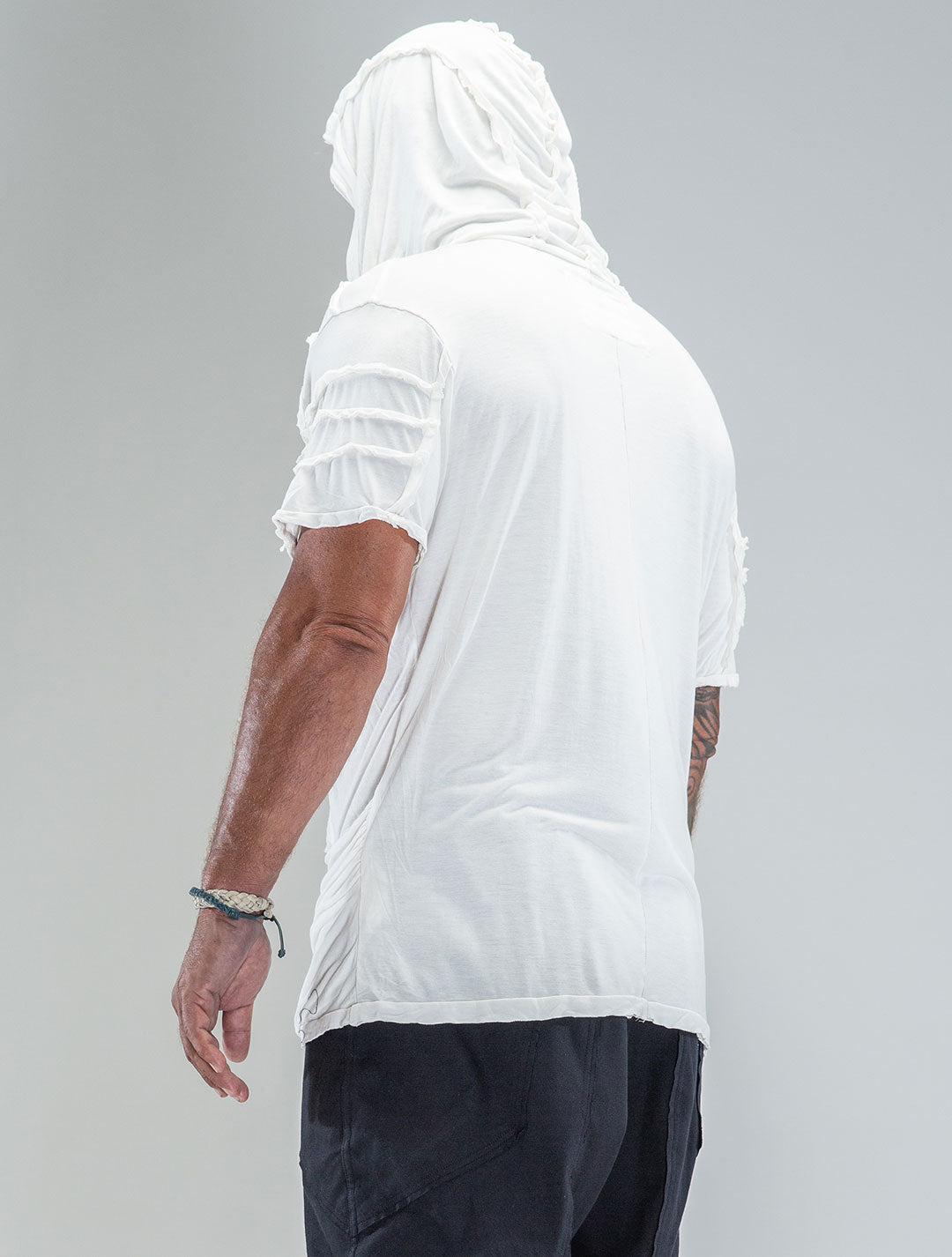 'Lynx' 100% Bamboo Baggy Hooded Tee - Psylo Fashion