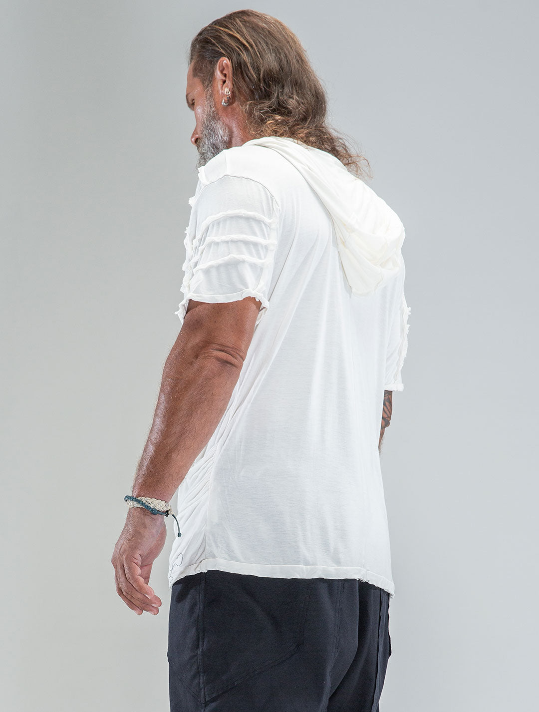 'Lynx' 100% Bamboo Baggy Hooded Tee - Psylo Fashion