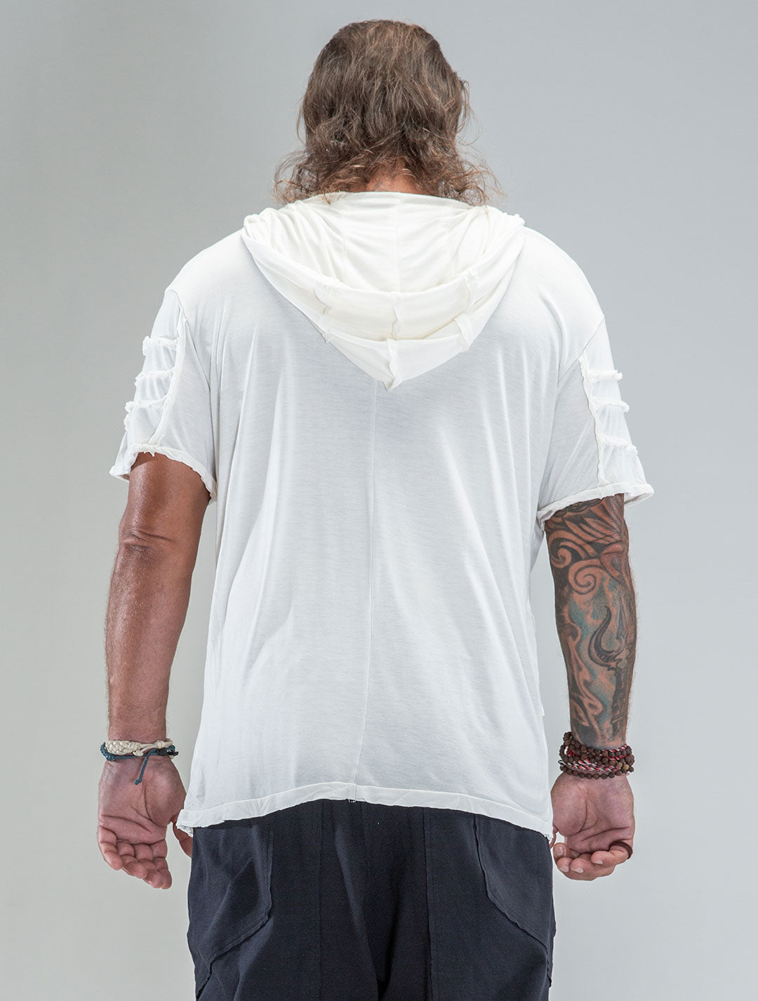 'Lynx' 100% Bamboo Baggy Hooded Tee - Psylo Fashion