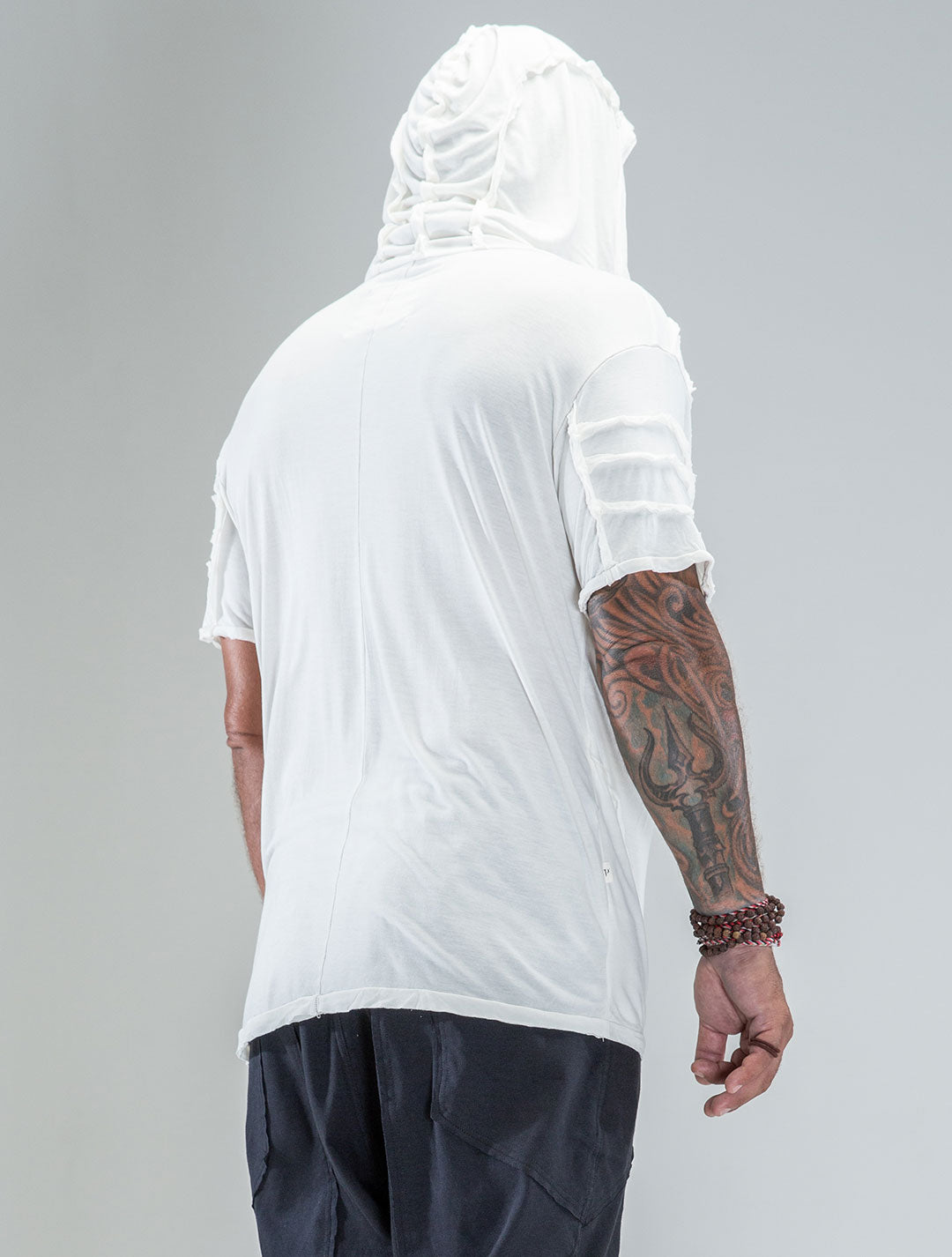 'Lynx' 100% Bamboo Baggy Hooded Tee - Psylo Fashion