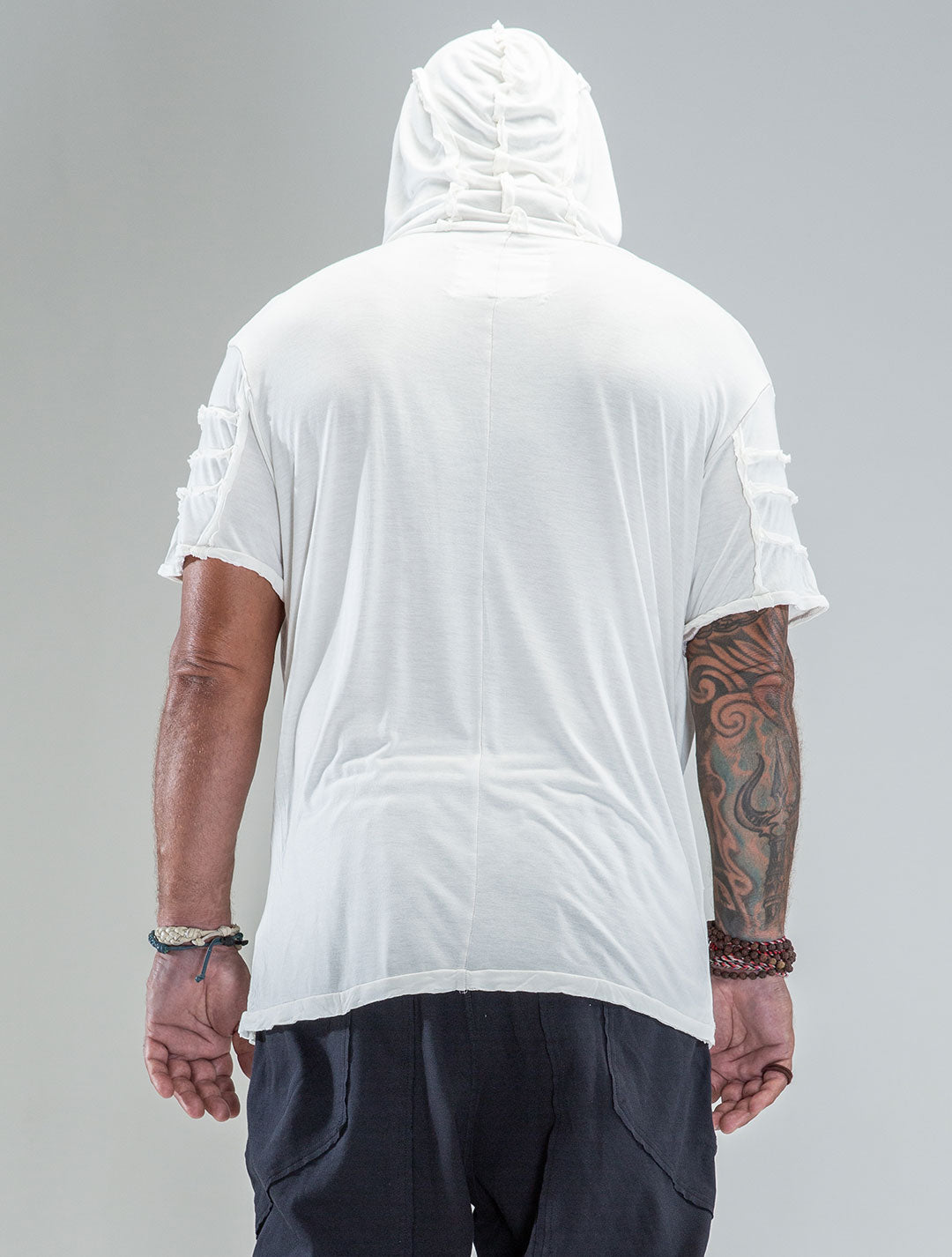 'Lynx' 100% Bamboo Baggy Hooded Tee - Psylo Fashion