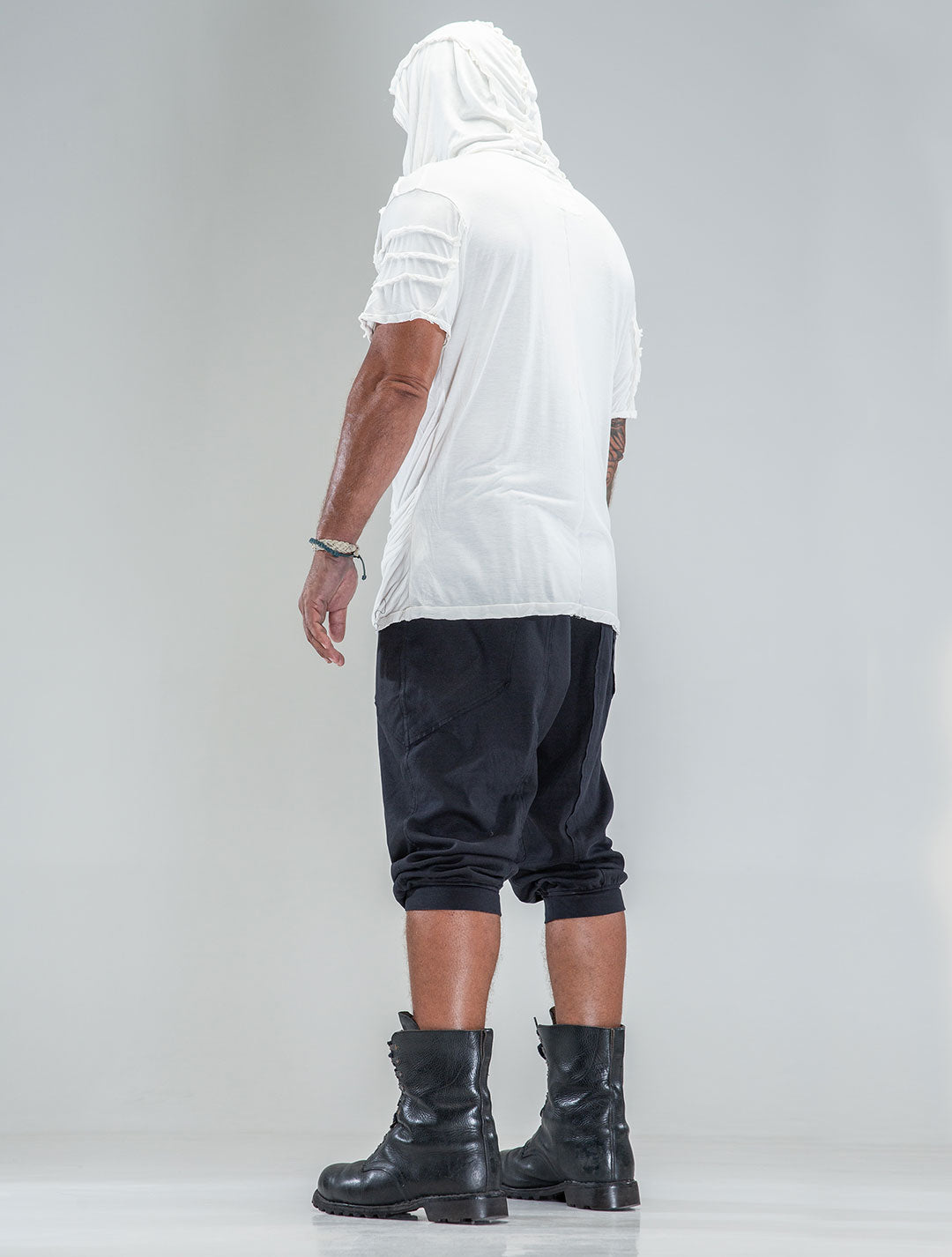 'Lynx' 100% Bamboo Baggy Hooded Tee - Psylo Fashion