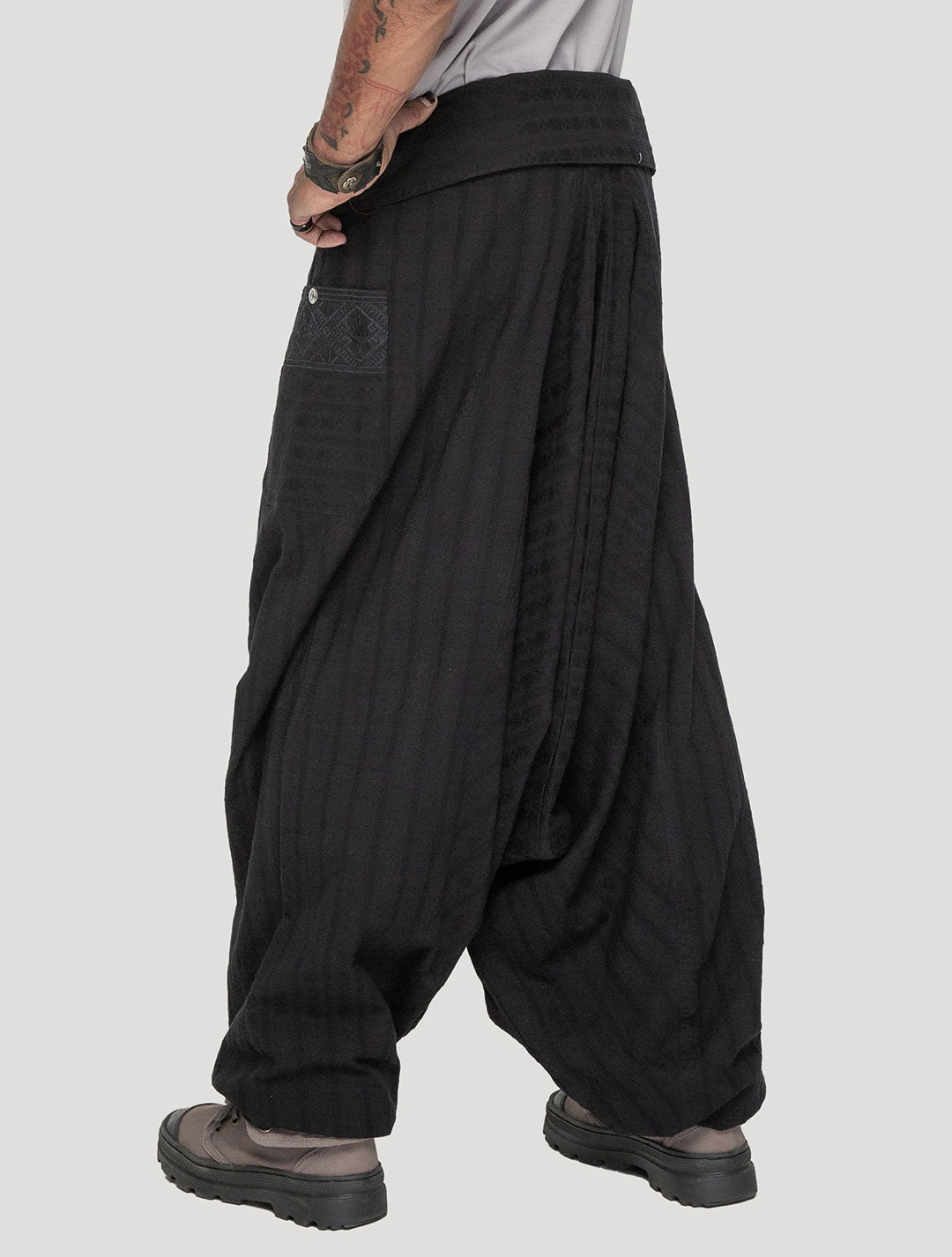 Black Long Necka Pants - Psylo Fashion