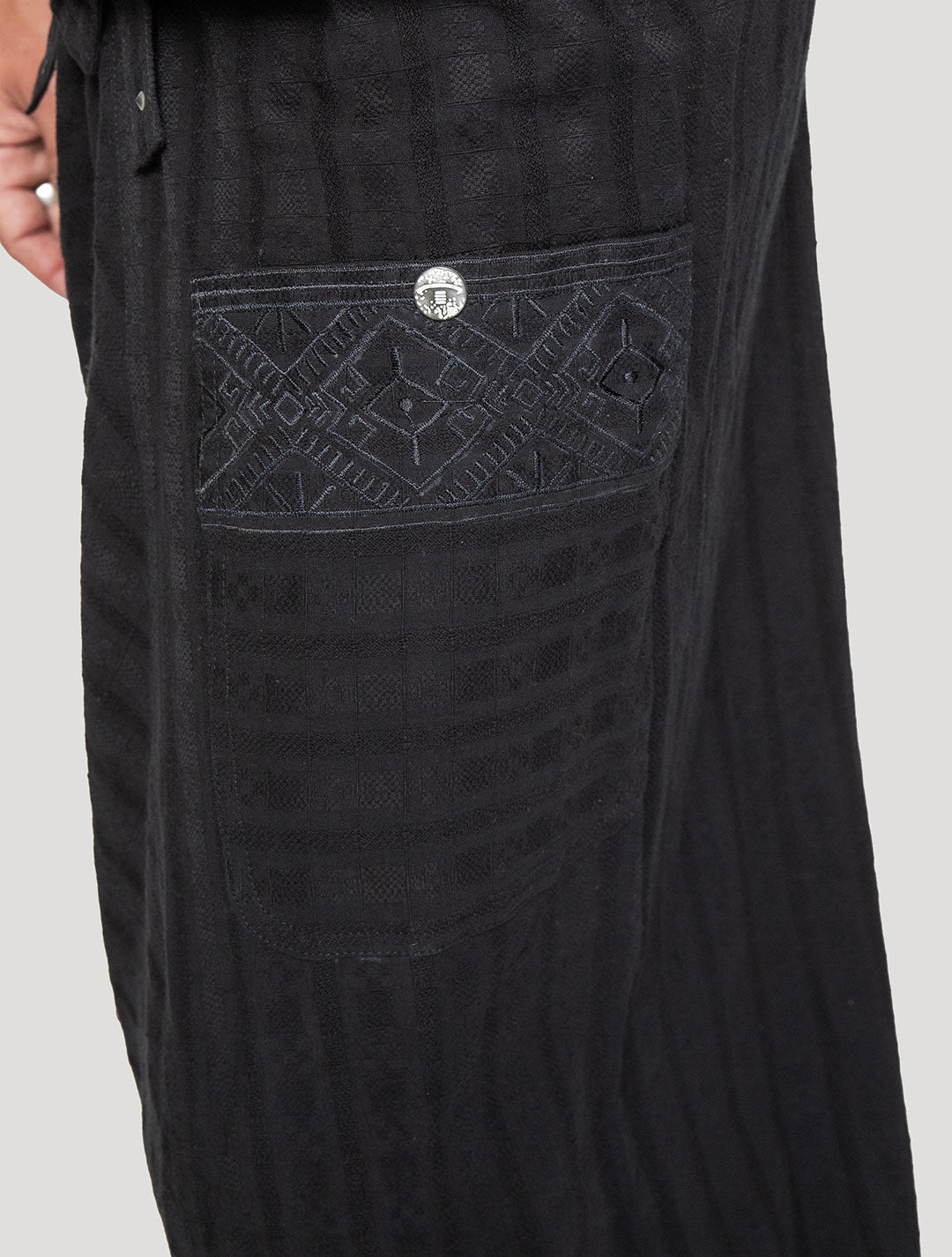 Black Long Necka Pants - Psylo Fashion