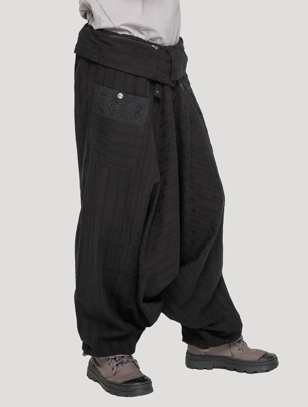 Black Long Necka Pants - Psylo Fashion