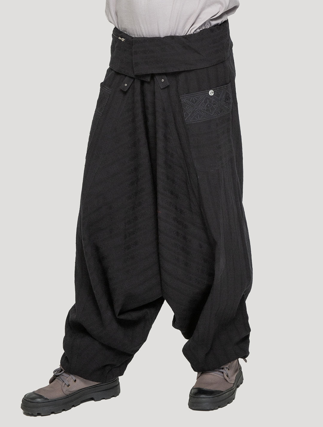 Black Long Necka Pants - Psylo Fashion