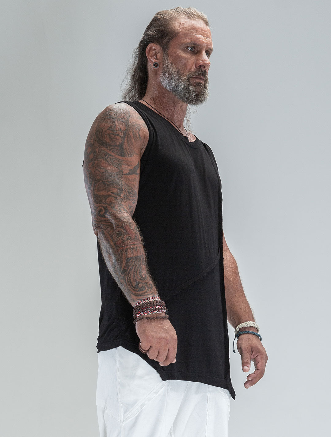 'Lynx' 100% Bamboo Sleeveless Tee - Psylo Fashion
