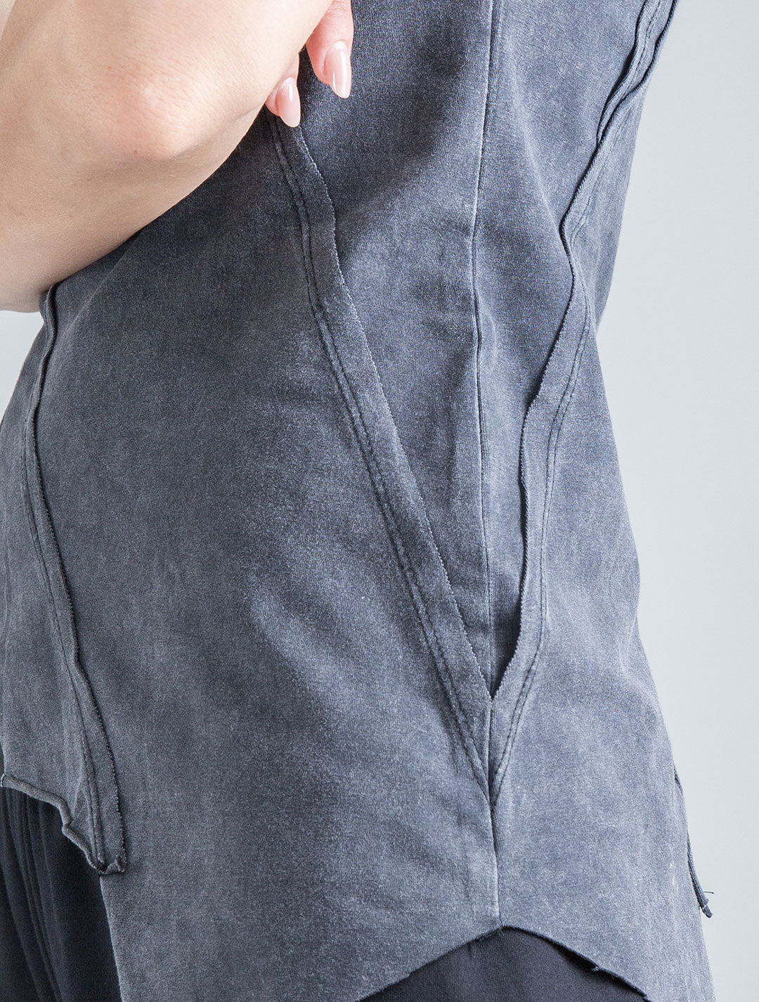 Magnolia Asymmetric Crop Top - Psylo Fashion