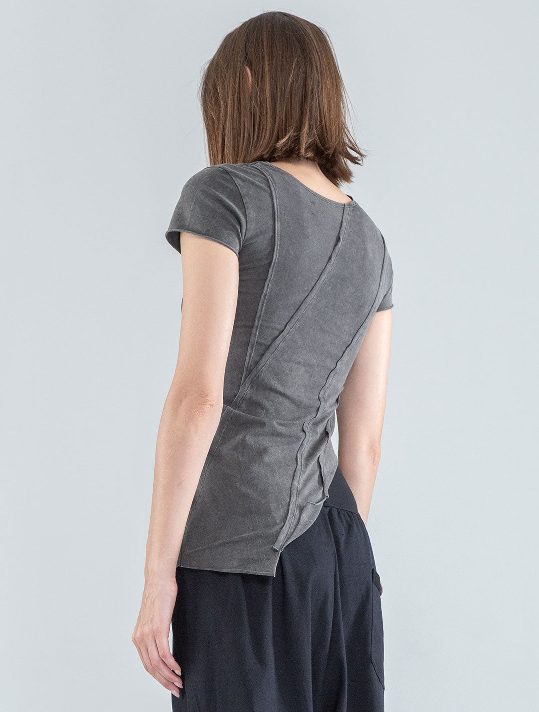 Magnolia Asymmetric Crop Top - Psylo Fashion