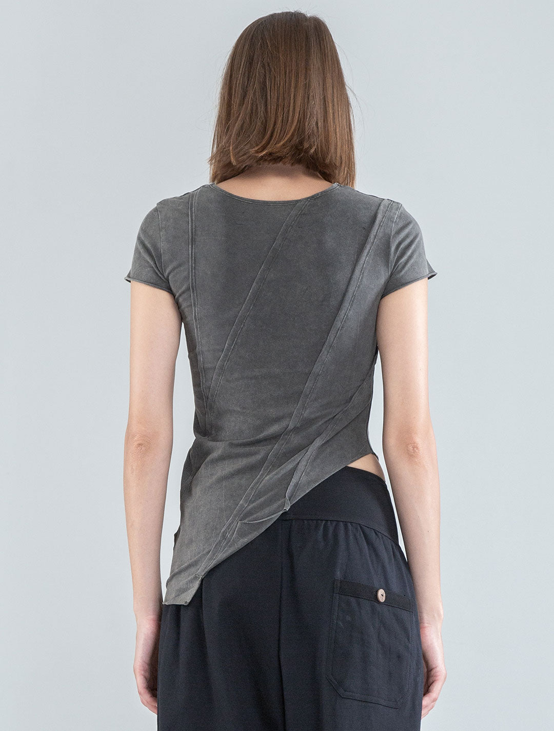 Magnolia Asymmetric Crop Top - Psylo Fashion